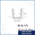 Perfil de barra de tiras de vedação para janela sem vidro de vidro de vidro de 12 mm.